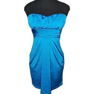 Strapless Party/Wedding/Cocktail Dress - Teal, size Small